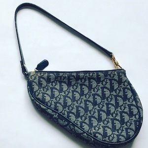 Vintage Dior Mini Saddle Bag